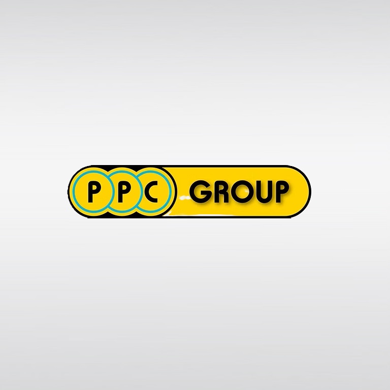 The PPC Group logo featuring three yellow circles with black letters "P", "P", and "C" followed by a yellow rounded rectangle containing the word "GROUP" in black text on a light grey background