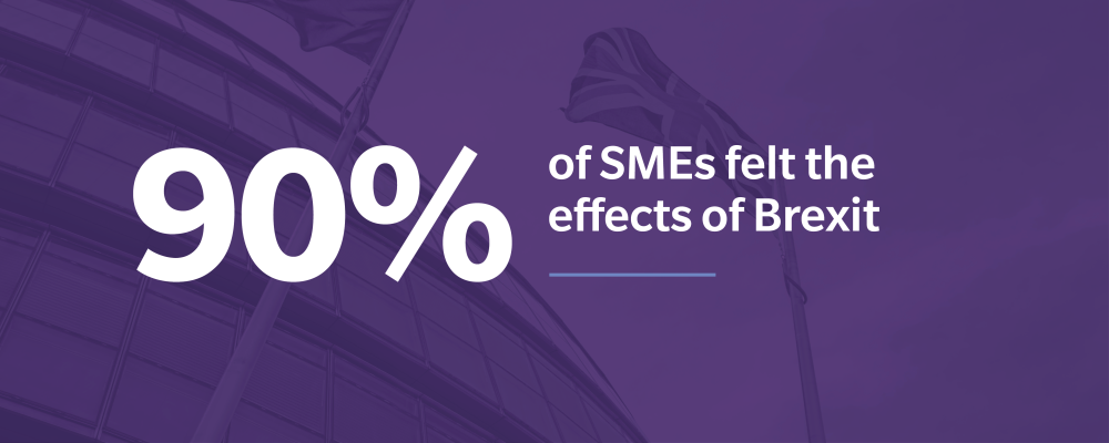 90% of SMEs felt the effects of Brexit